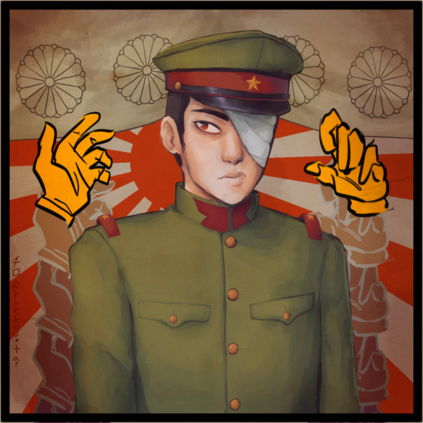 portrait of a dead soldier