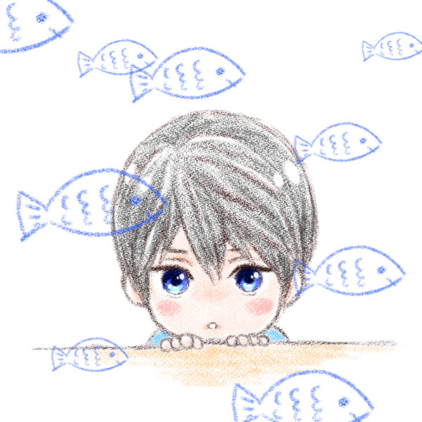 アイコン用に描いたはるちゃん