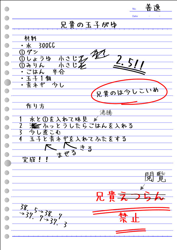 ネットプリントレシピ集