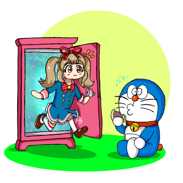 Kiseki Raki with Doraemon