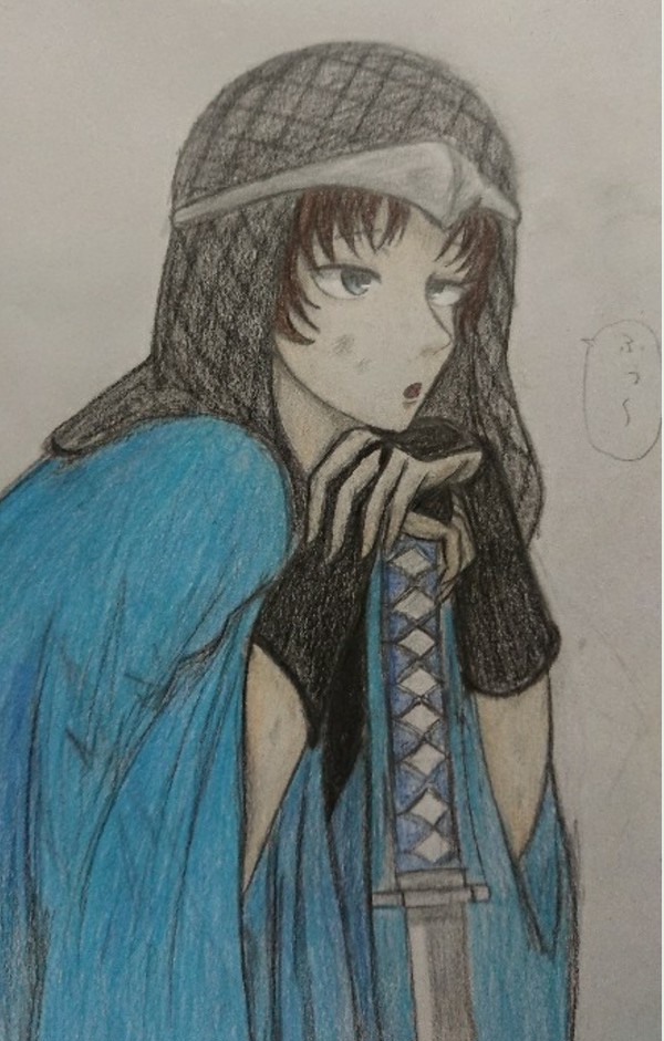 坂本辰馬可愛らしく描けた!