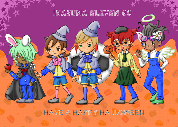 イナズマイレブンＧＯ2年トリオ＋2ハロウィン