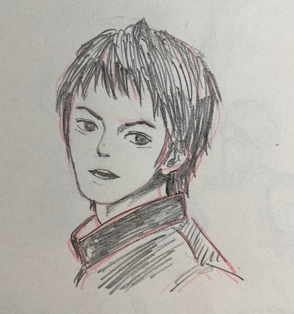 漫画人物みたいな遣都くんを描きました^_^似ていますか？