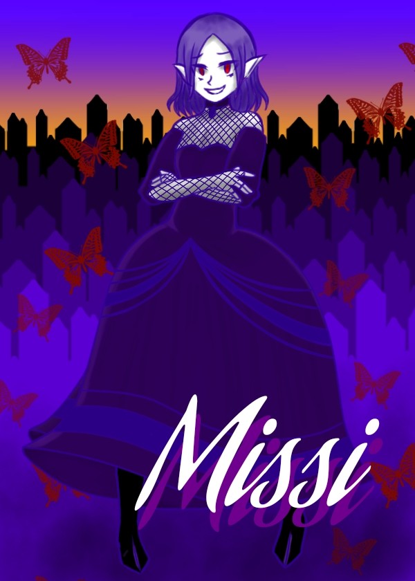 ハロウィンなのでMissiちゃん描きました!!!