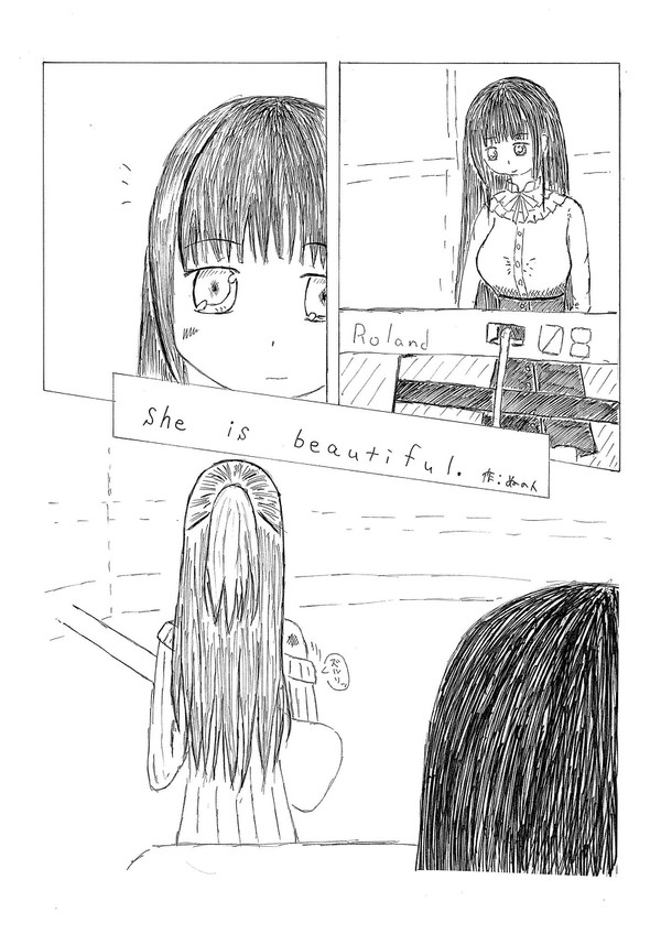 BDP8thコピ本「she is beautiful.」サンプル