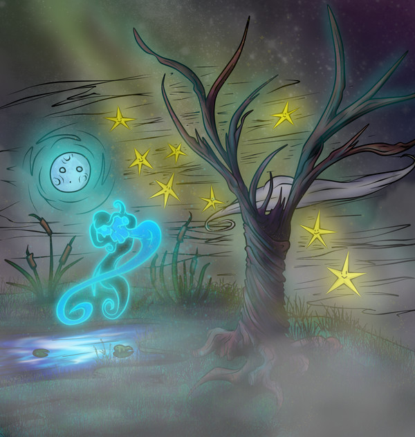 Ghost Girl in the Moonlight