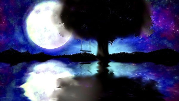 夜空とブランコ