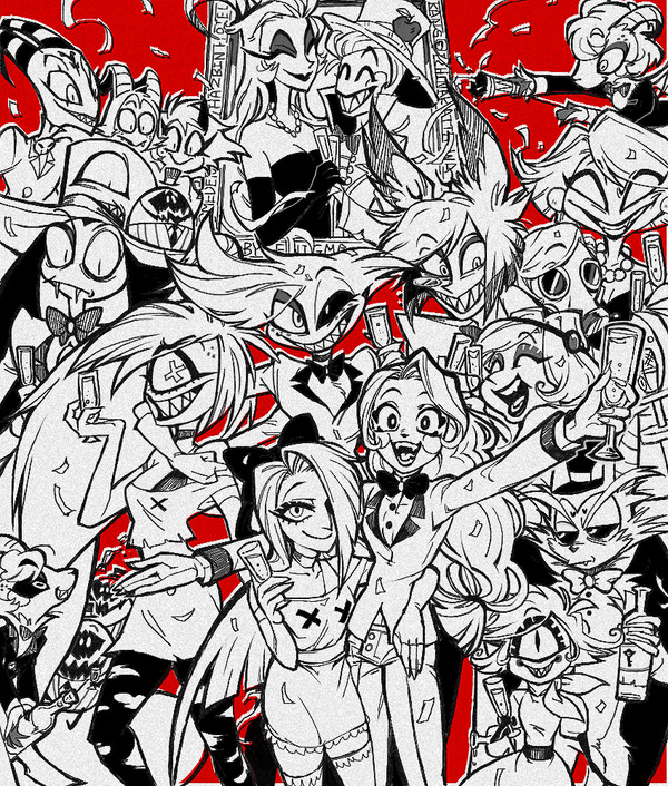 HazbinHotel落書きまとめ②