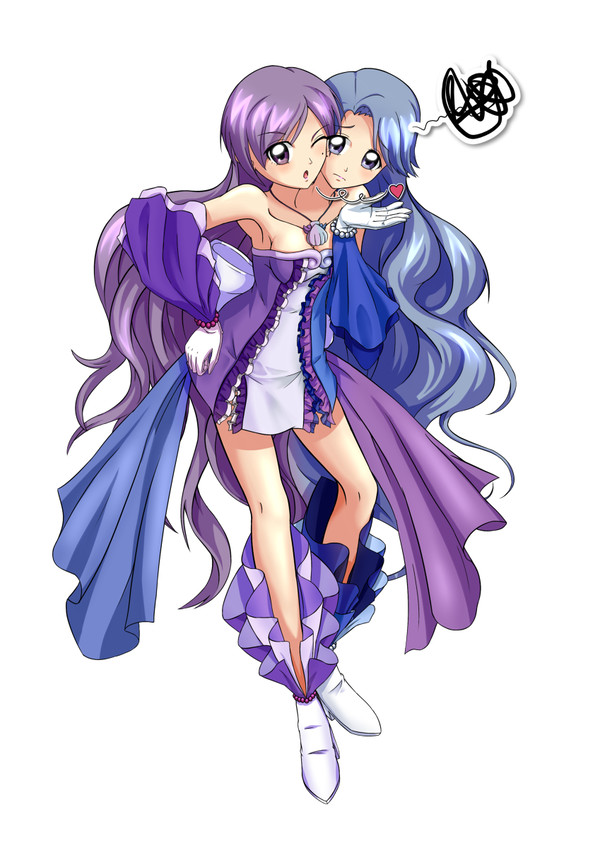 かれんとノエルを双頭でやってみた(アイドルバージョン)