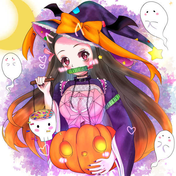 nezuko wishes HAPPY HALLOWEEN ~
