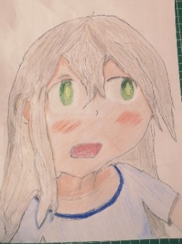 my first ever anime drawing
