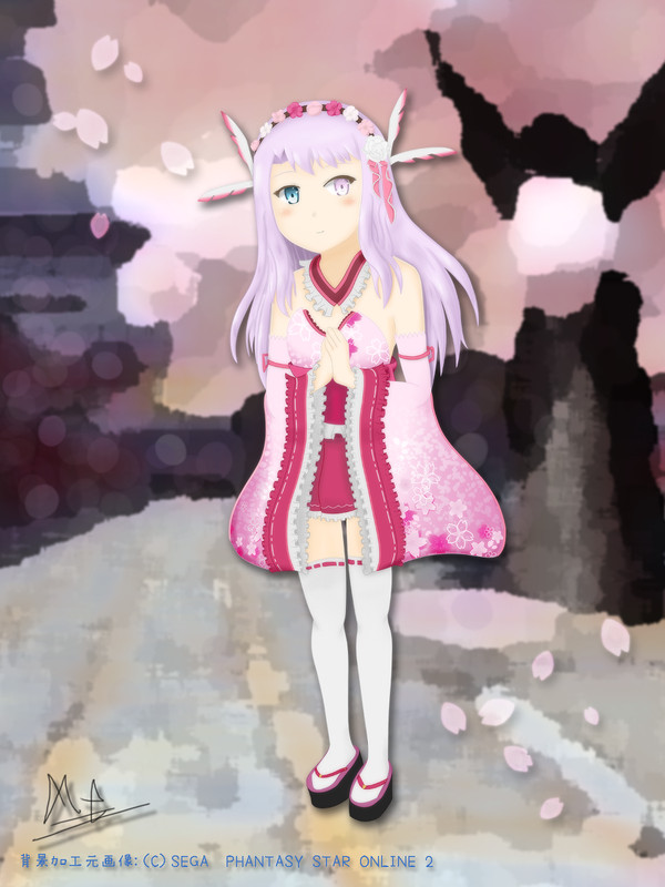 [PSO2自キャラ]結月ユカリャフカ_2019