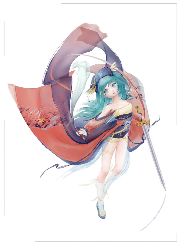放置少女キャラデザイン
