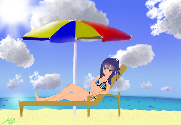 常夏の少女