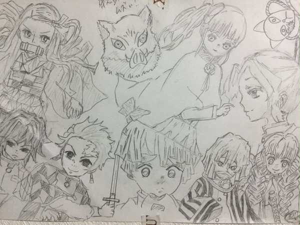 鬼滅書いてみた