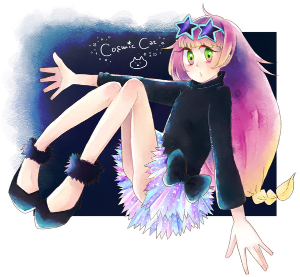 cosmic cat･:*+.