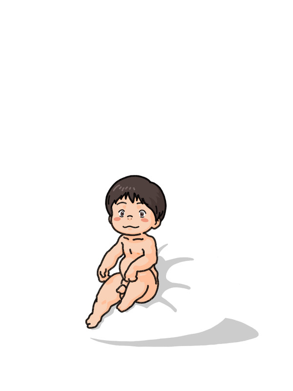 何も着ていない状態の