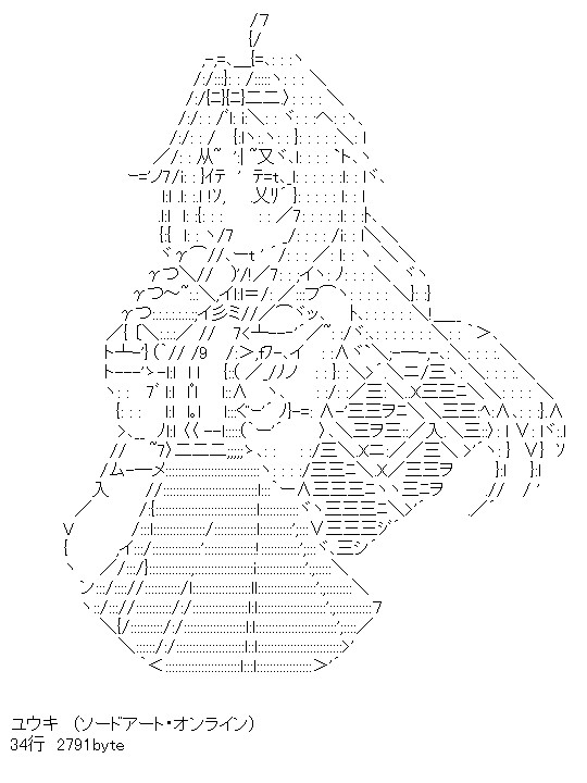 ソードアート・オンライン ユウキ その2