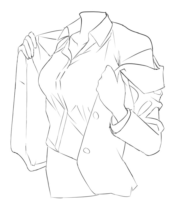 服を脱ぐ際中