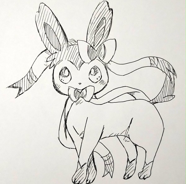 ボールペン書きポケモン