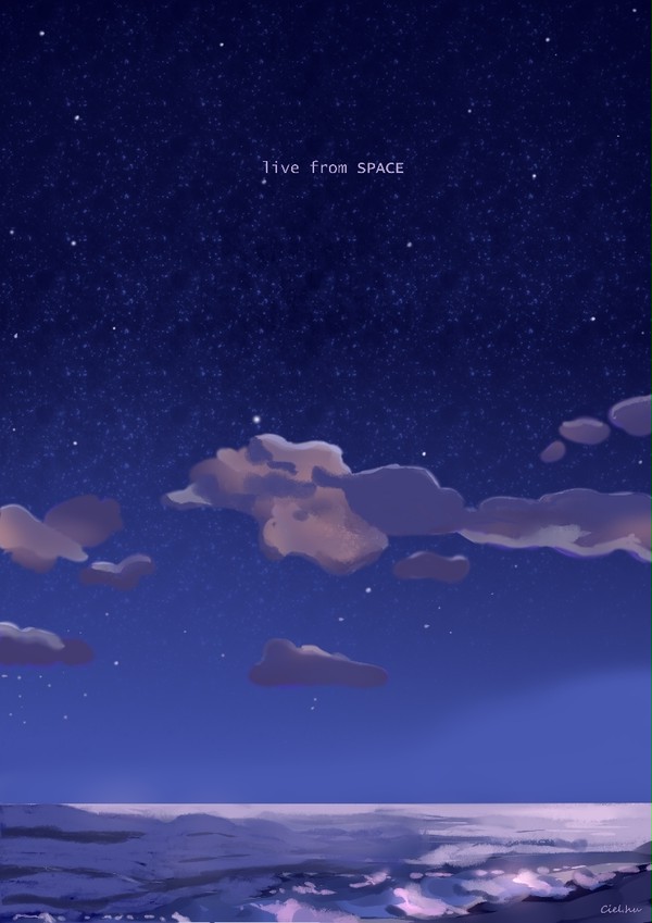临摹作 夜空