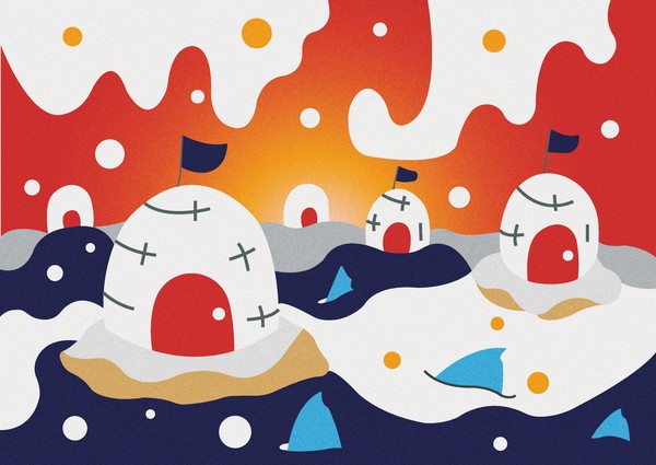 《浮木雪屋》