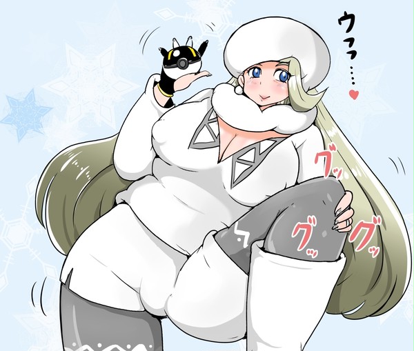 ジム戦中にやたらと下半身の柔軟性をアピってくるメロンさん。