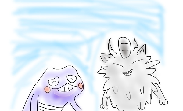 この子達の為にガラルに行きたいという絵