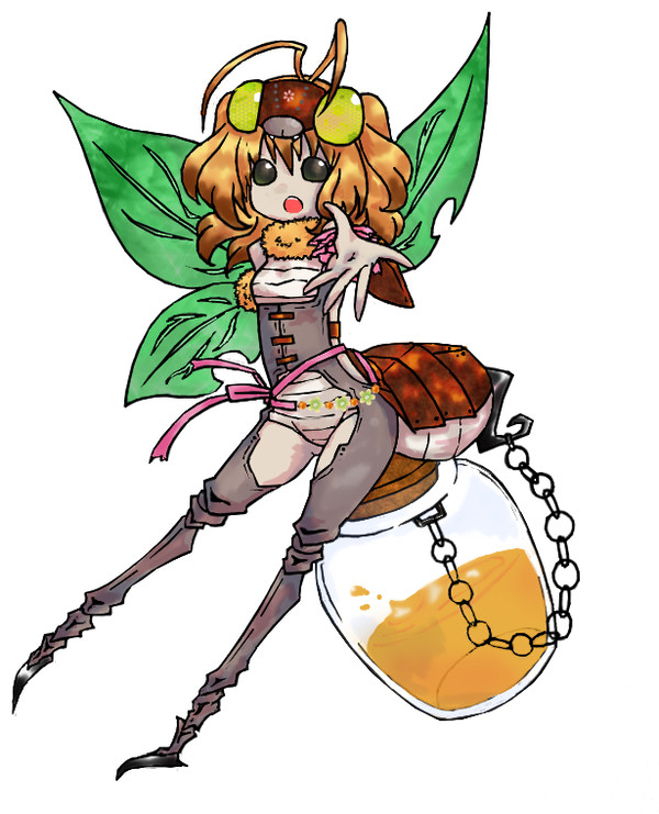 ネクロニカ用に書いた立ち絵2※微グロ注意