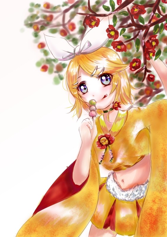 冬でもへそだし
