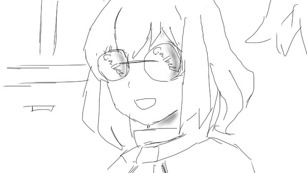 ポテチのフタをグラサンにするアリス