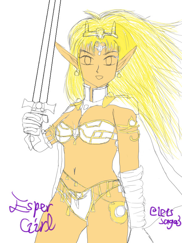 お絵かき60分@エスパー　ガール2018　GOLD