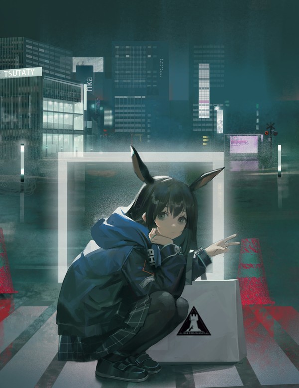 arknights 阿米娅 城市街道