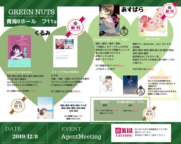【12/8AgentMeeting】お品書き