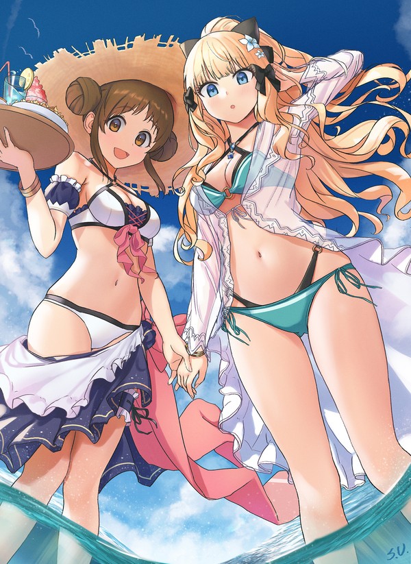 泳裝咲戀&鈴莓
