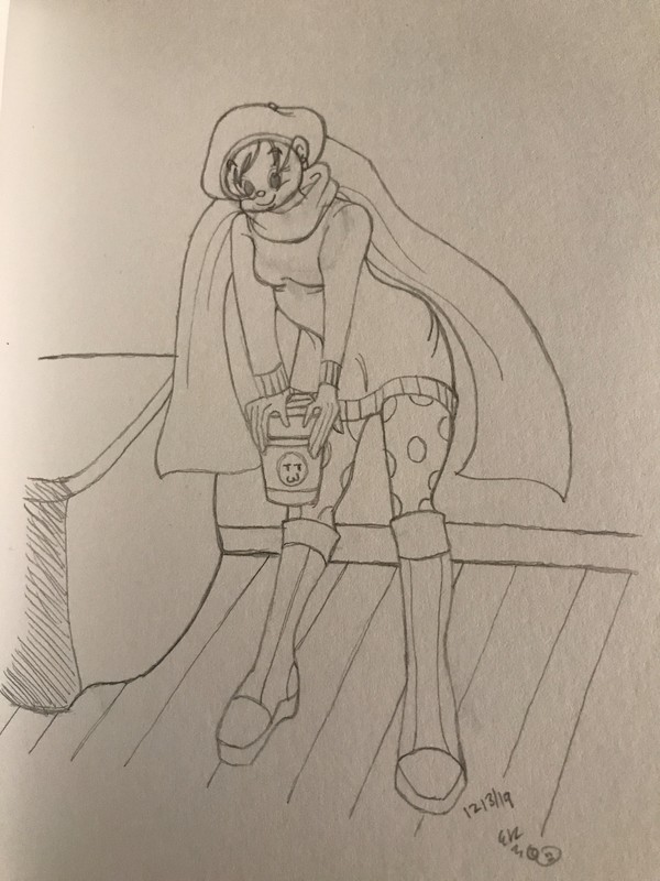 コーヒーとマフラー