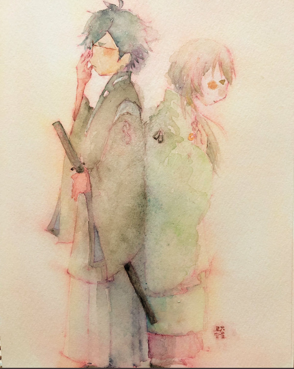 鳥花空星ちゃんより挿絵をいただきました