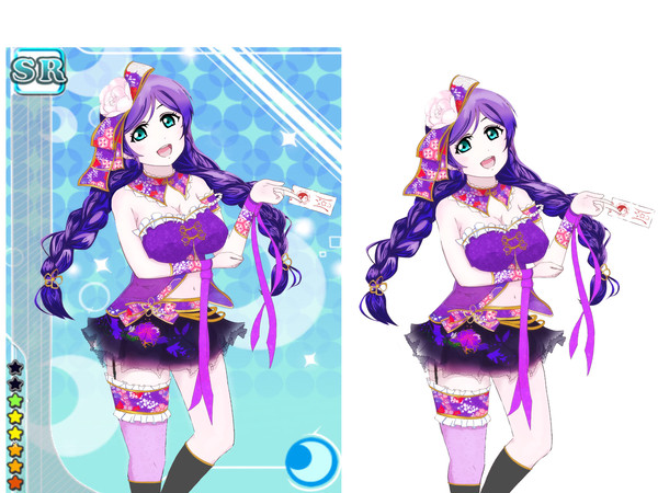 東條希 スクフェス仕様と言う名の遊び