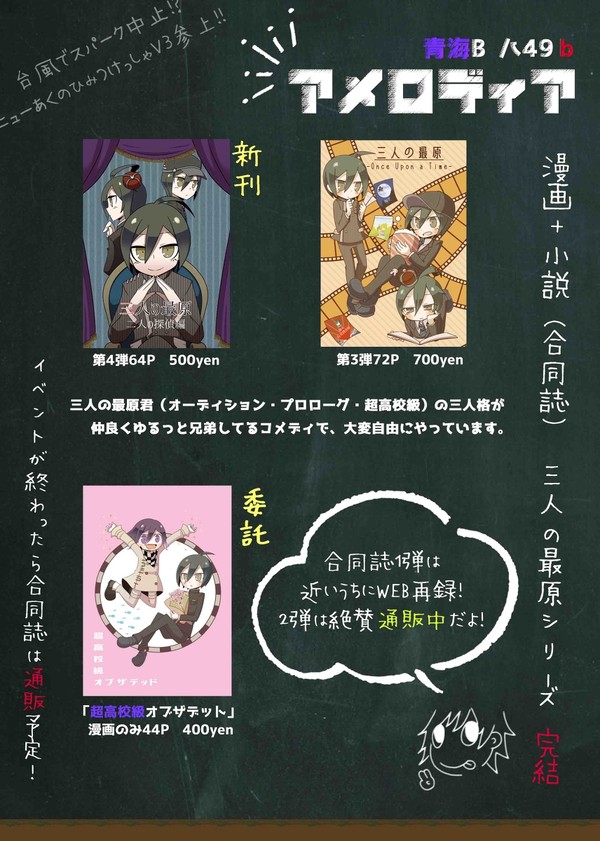 【ブレショ15】おしながき