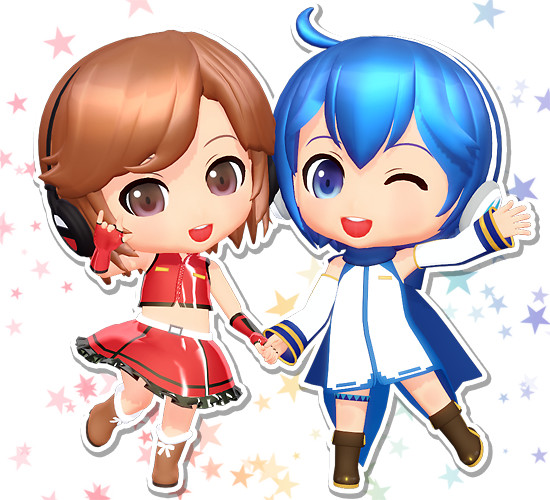ねんどろいど風　始音カイコ&咲音メイコ