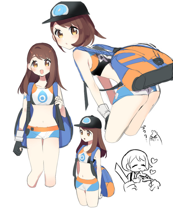 やたらと水セットを着るユウリちゃんとネギガナイト