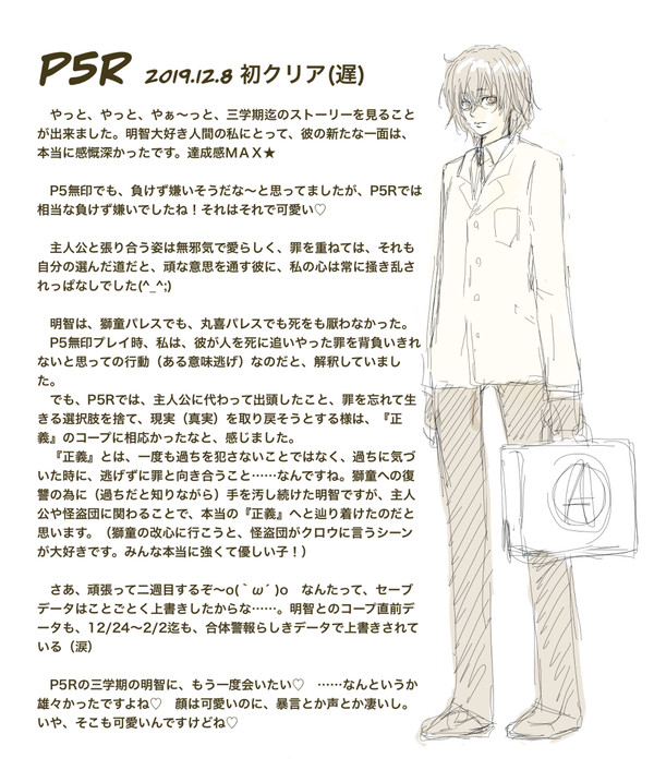 P5r落書きまんが