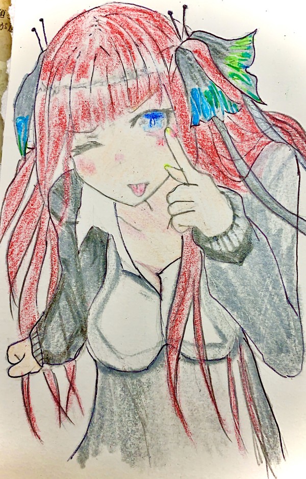 中野二乃　描いてみた