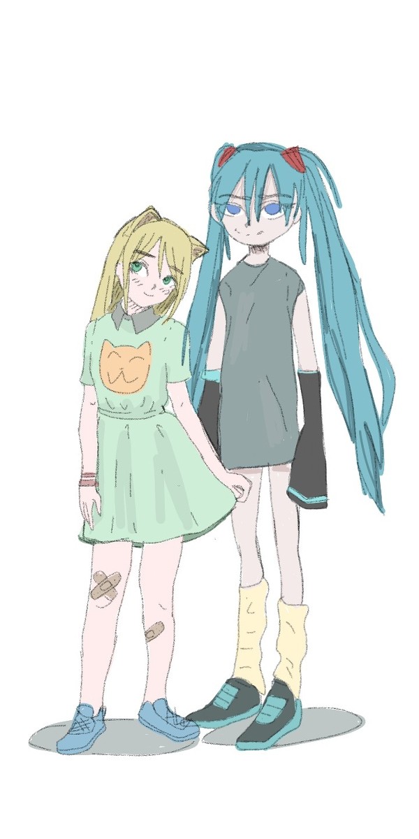 me & hatsune