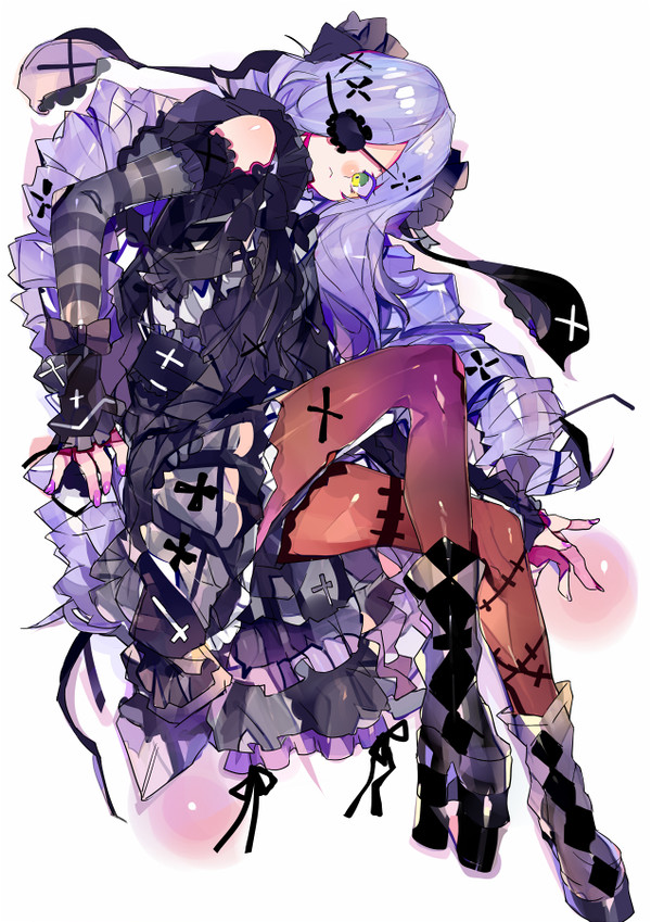 巻きゴス娘