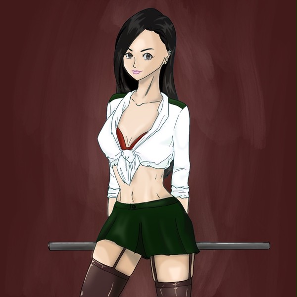 Sexy Schoolgirl Momo