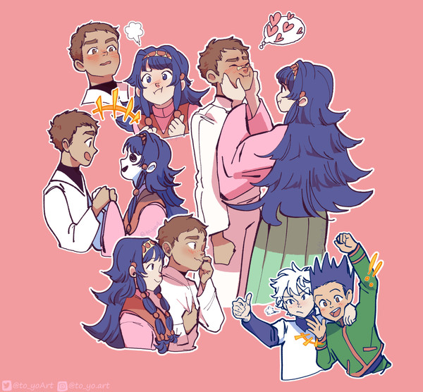 Alluka & Zushi doodles