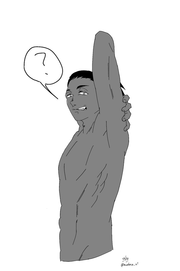 このポーズが描きたかっただけ