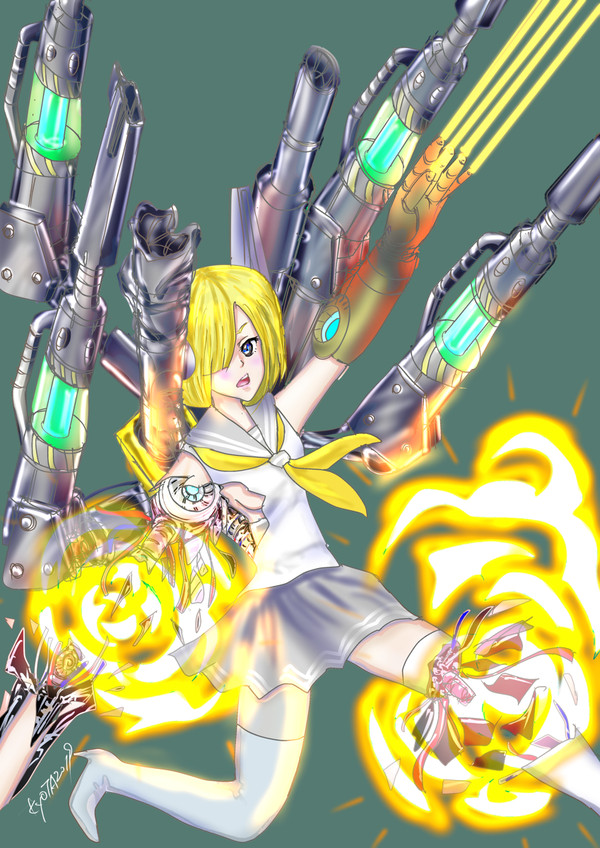 ロケットガールズ3号被弾~ピンチ~! - 1/1