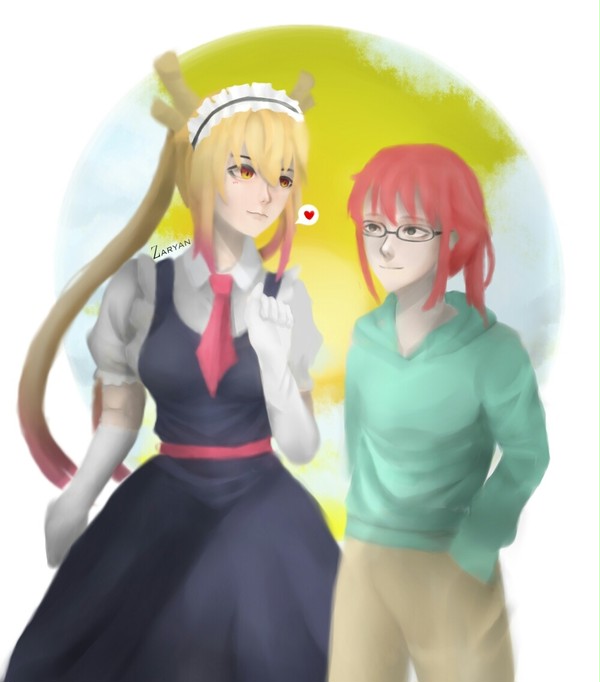 ⚫徹と小林（小林さんのちのメイドドラゴン）
⚫